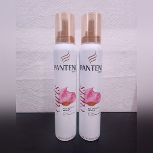 2 Cans Pantene Pro-V No Crunch‎ Curls Whip